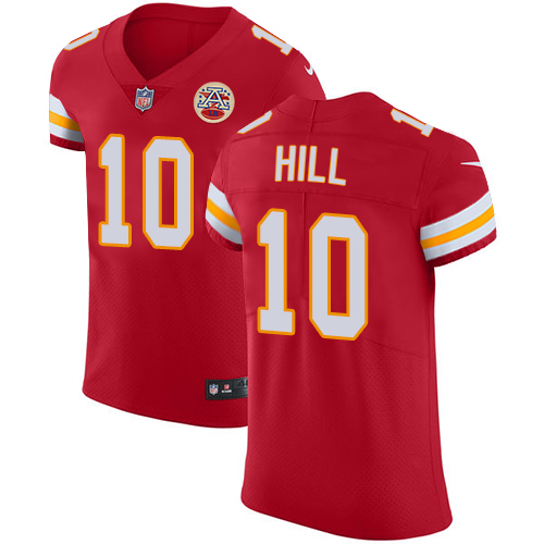 Nike Chiefs #10 Tyreek Hill Red Team Color Men's Stitched NFL Vapor Untouchable Elite Jersey - Click Image to Close